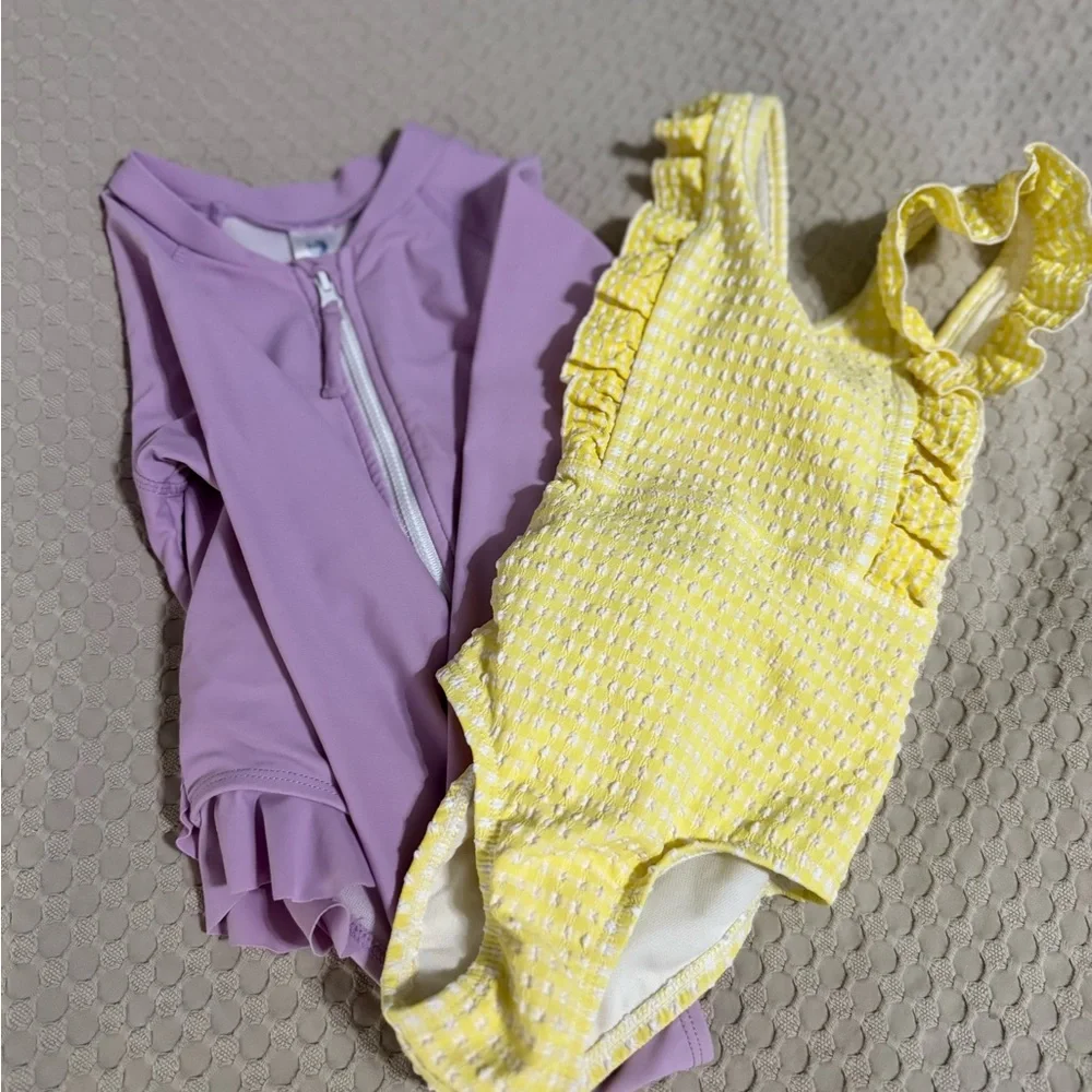 2T Girls Swim-2 Swimsuits - Picture 1 of 1